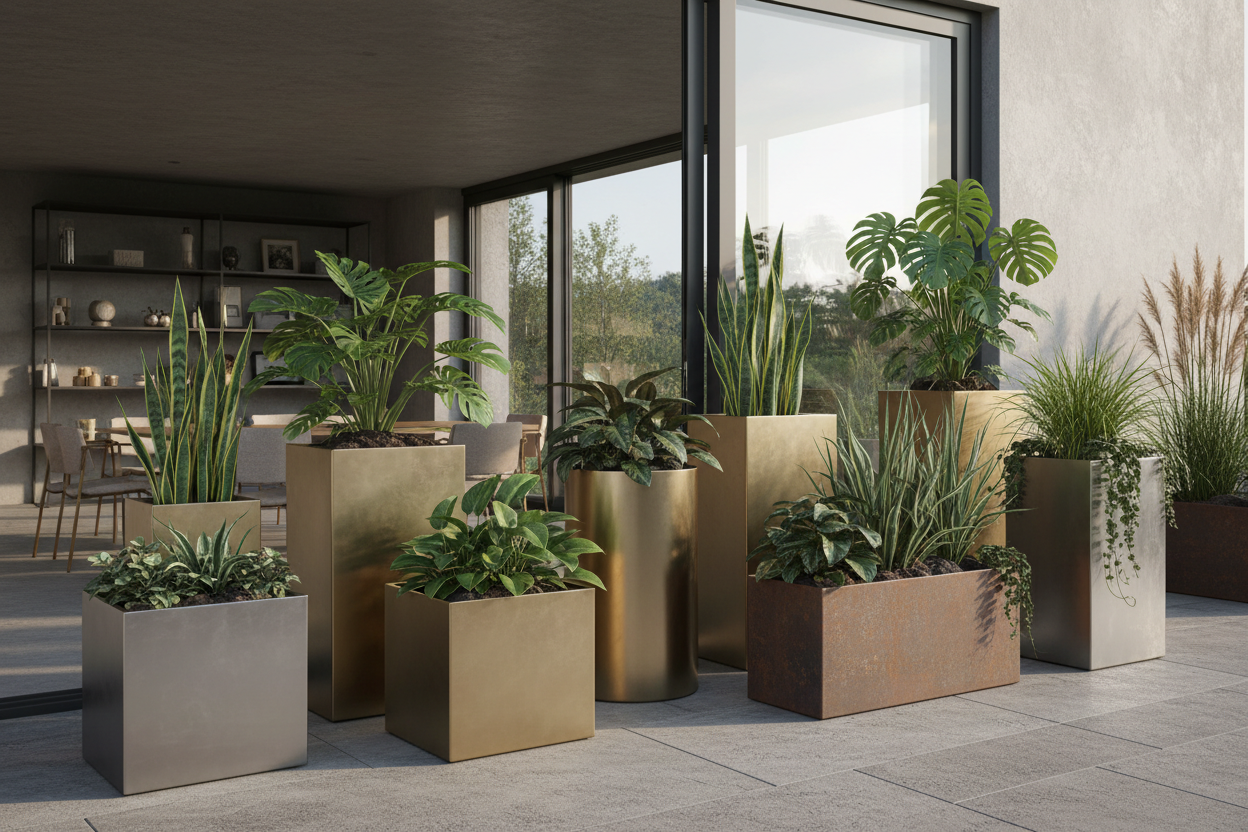 Metal Planters