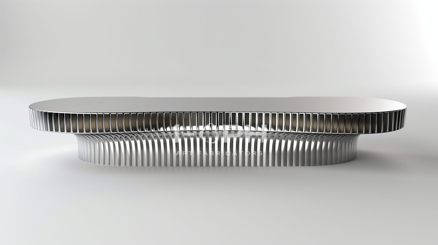 Aero Rib Stainless Steel Bench