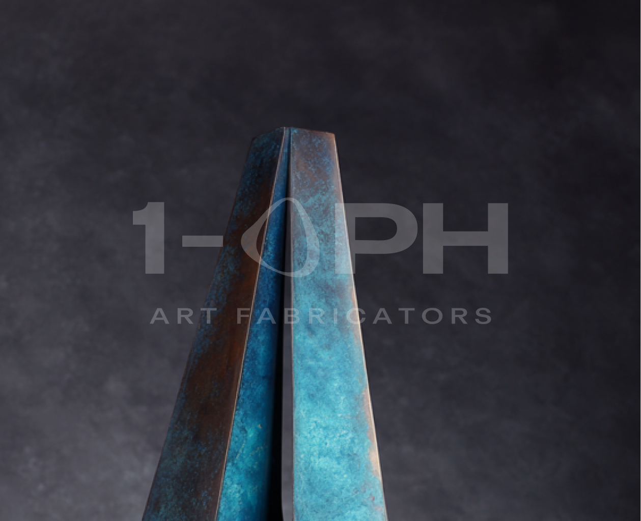 Apex Rift — Monumental Heat-Oxidized Bronze Sculpture
