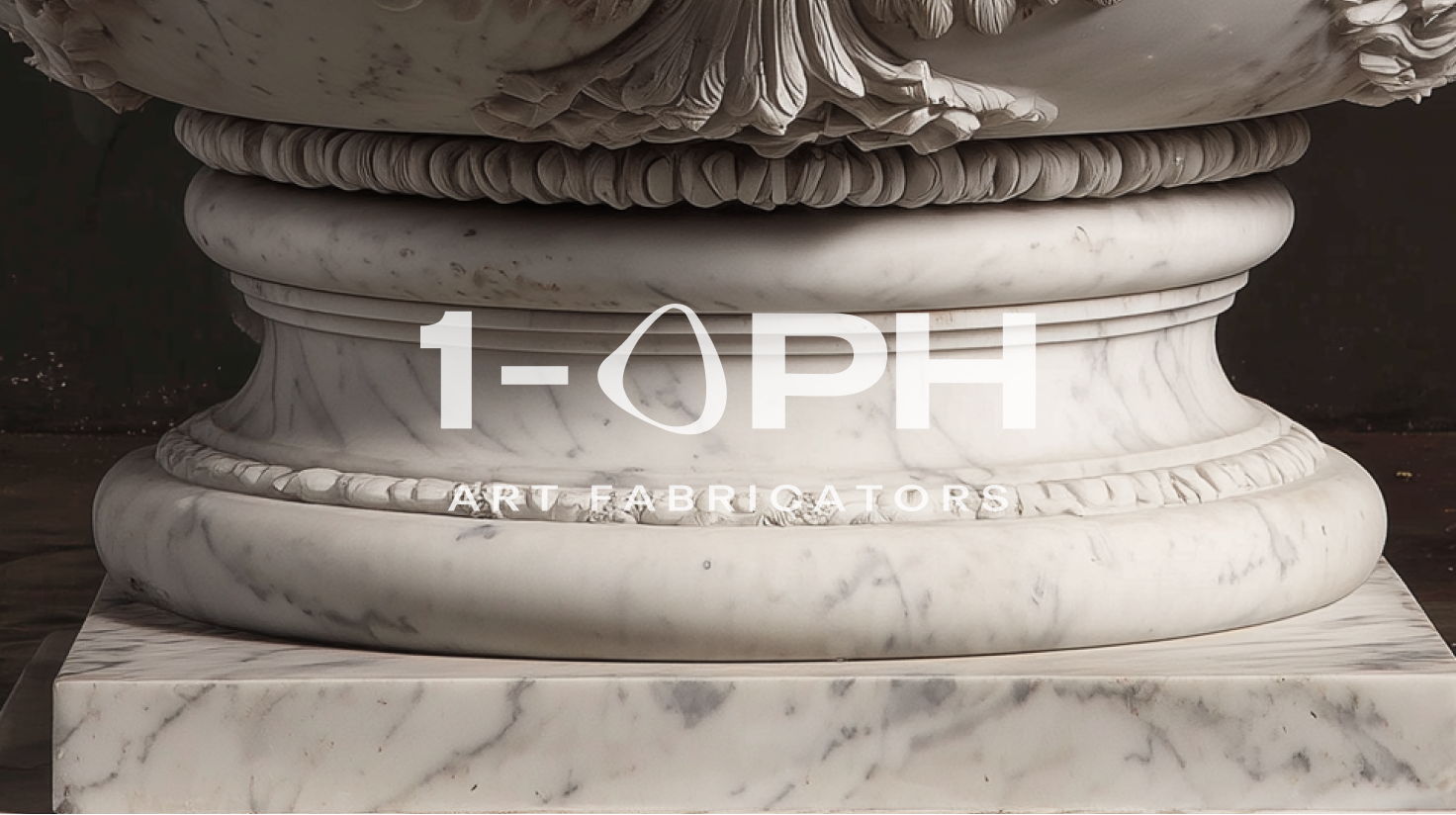 Imperial Eagle Marble Urn Planter