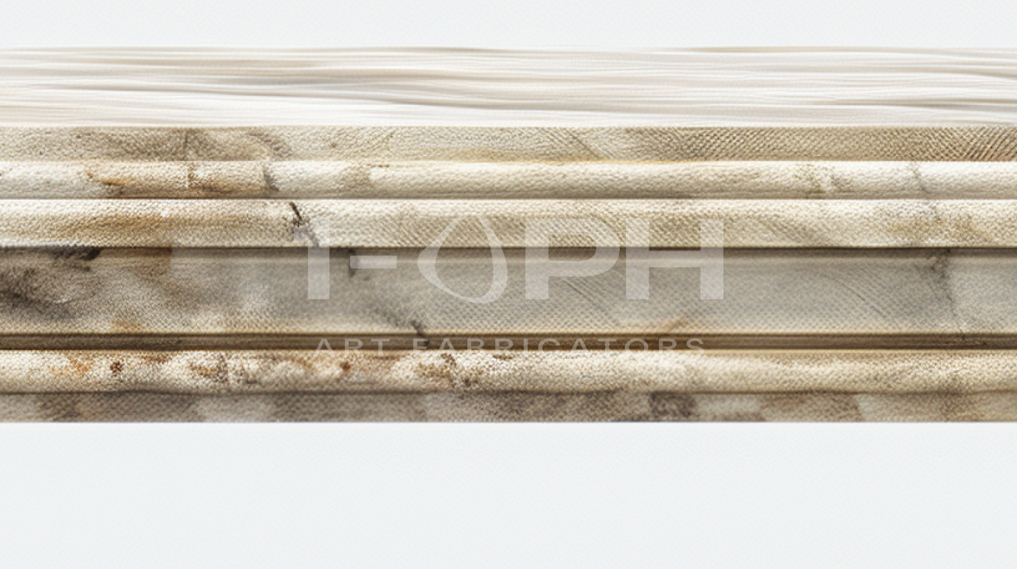 Imperial Volute Marble Bench