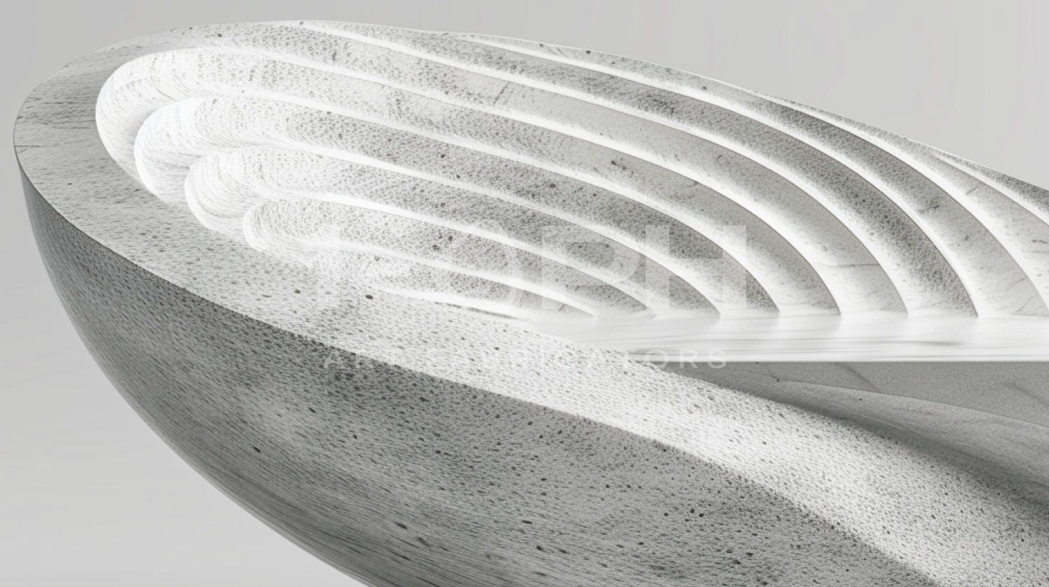 Aurelia Wave Marble Bench