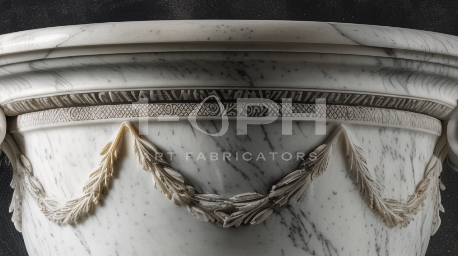 Garland Estate Marble Urn Planter