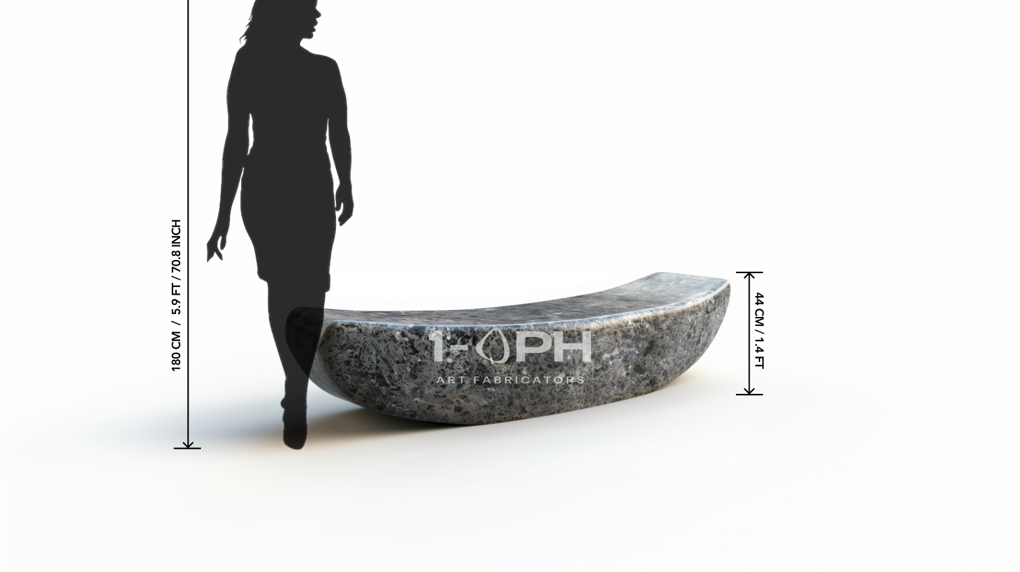 OBSIDIAN CURVE BENCH VI