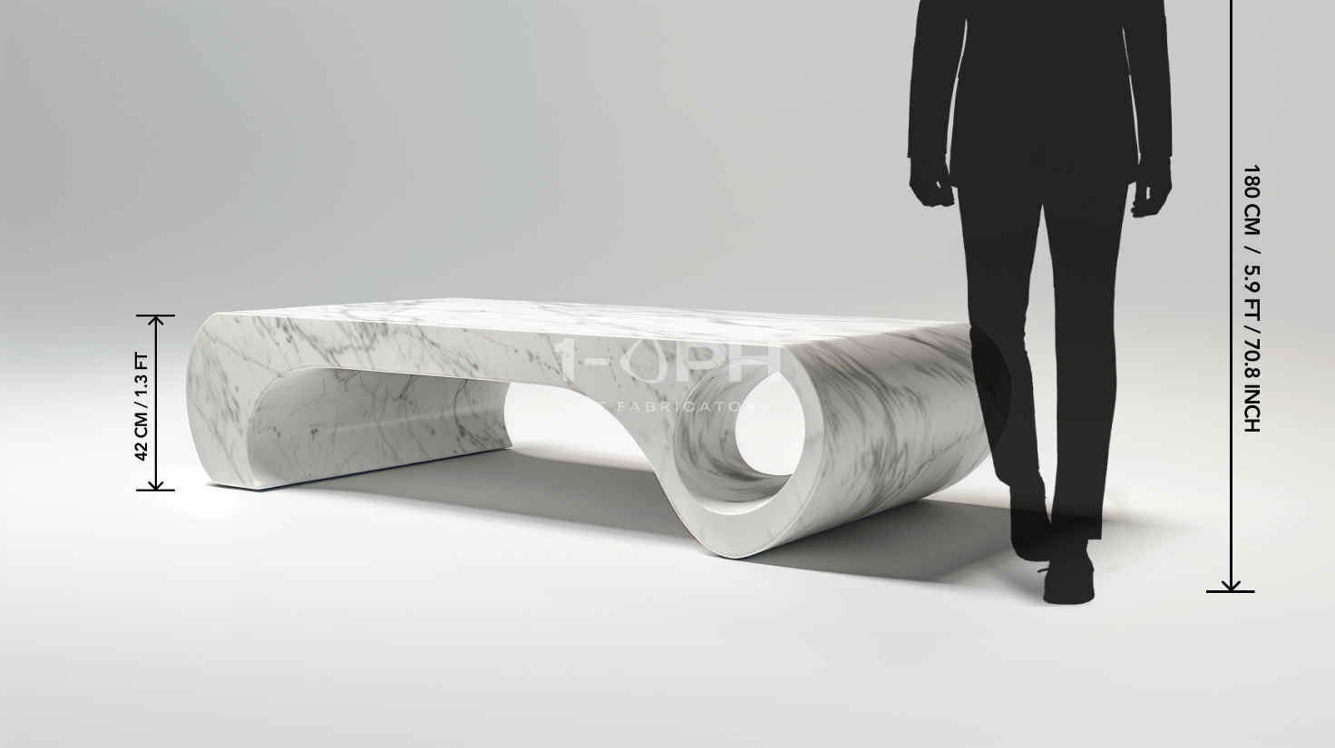 Carrara Loop Bench