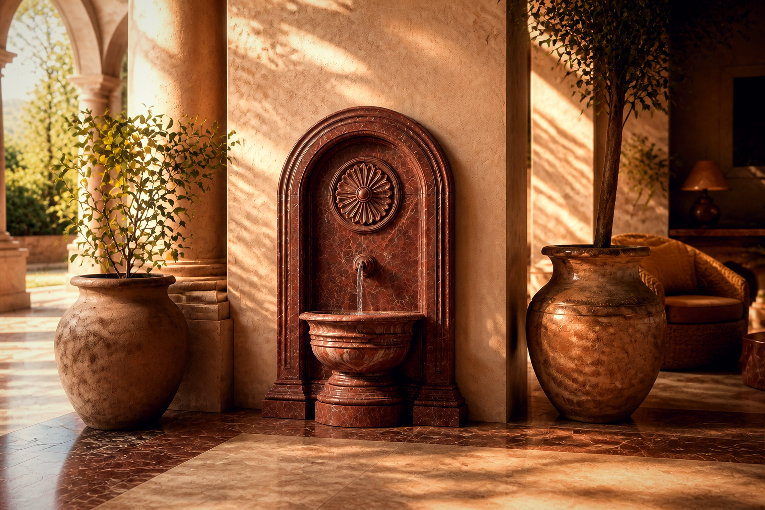 Sorgente — stone fountain by 1-OPH