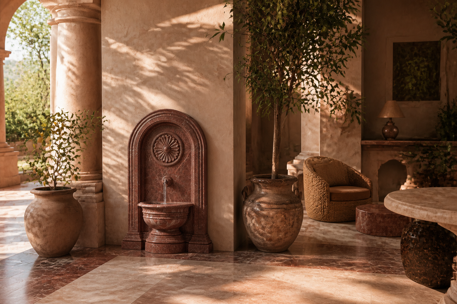 Sorgente — stone fountain by 1-OPH