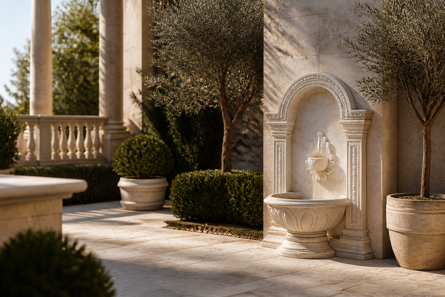 Riada — stone fountain by 1-OPH