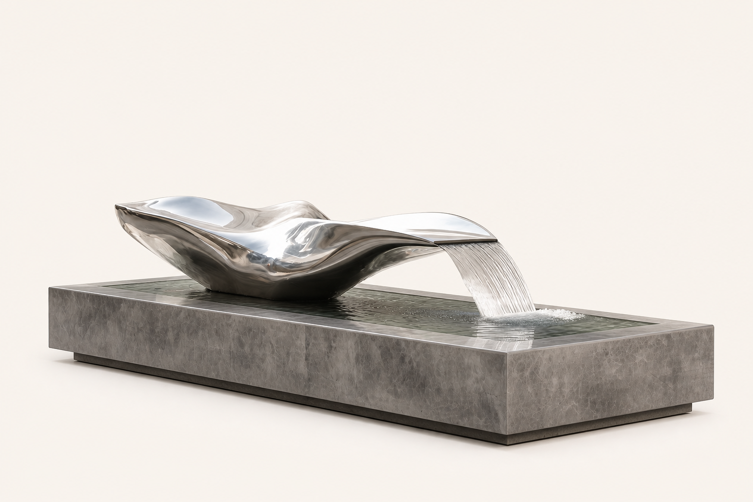 Guado — stainless steel 316 fountain by 1-OPH