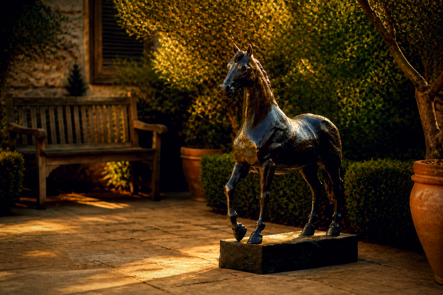 Restinga — Bronze sculpture by 1-OPH