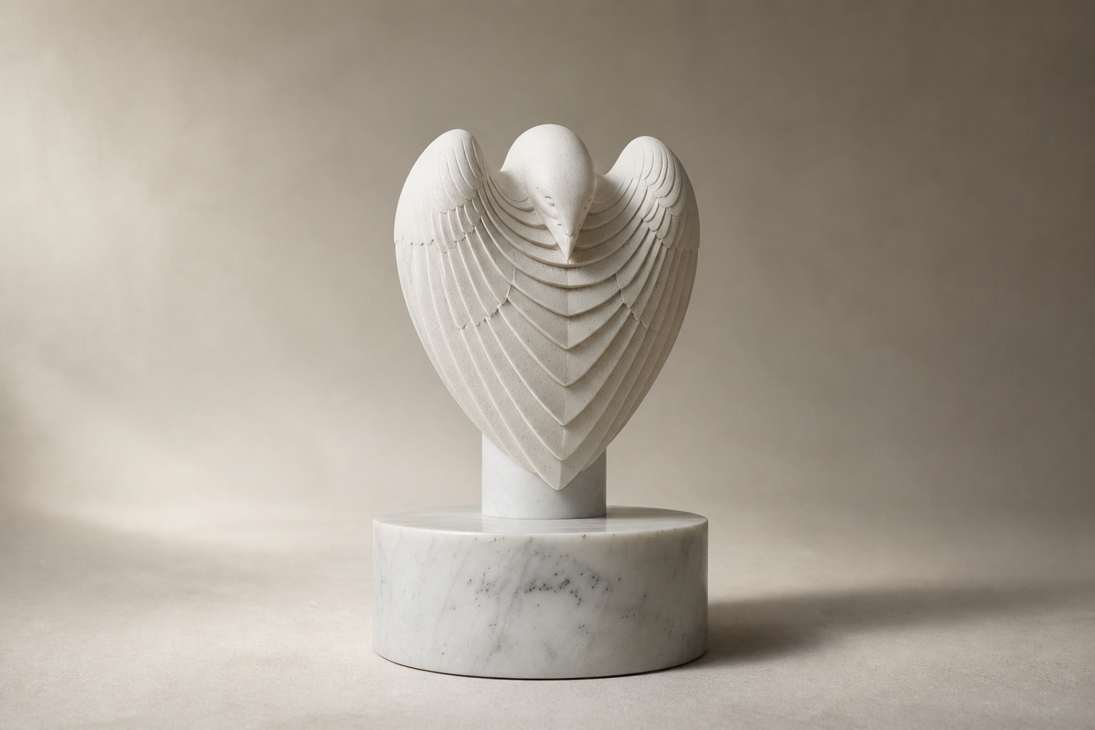 Serra — Limestone on marble sculpture by 1-OPH