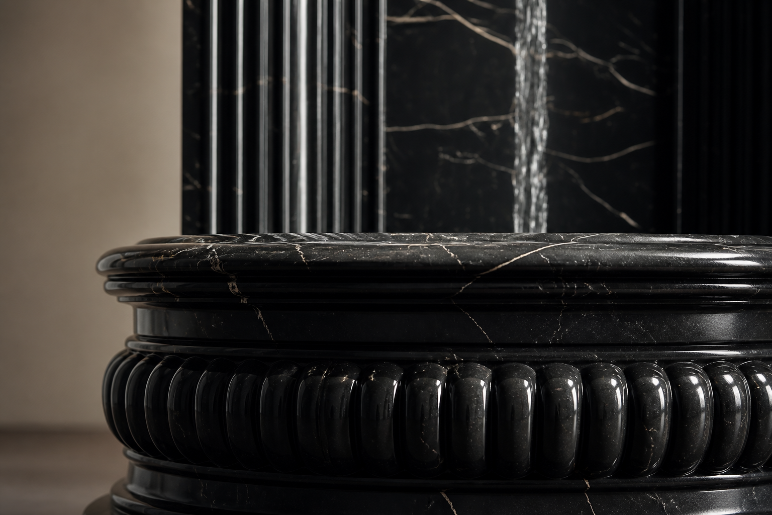 Saba — stone wall fountain by 1-OPH