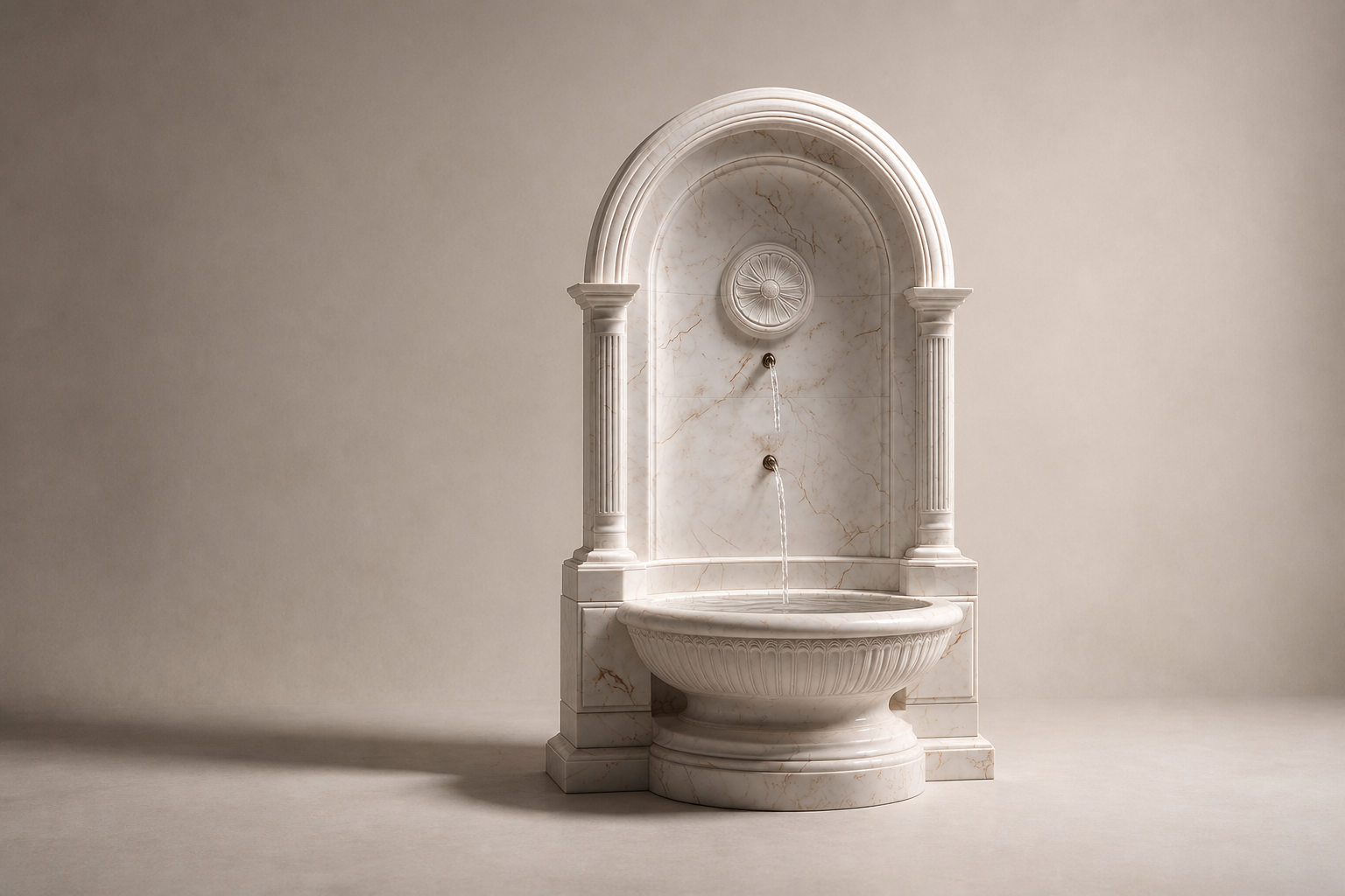 Foschia — marble wall fountain by 1-OPH