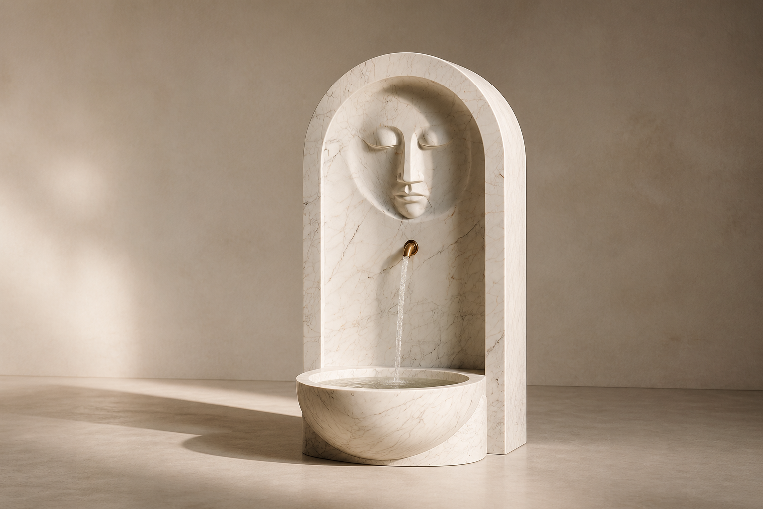 Caligo — stone wall fountain by 1-OPH