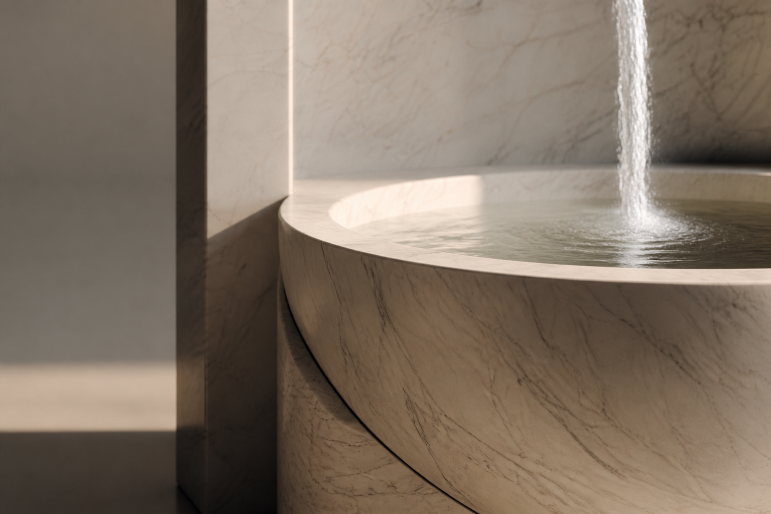 Caligo — stone wall fountain by 1-OPH