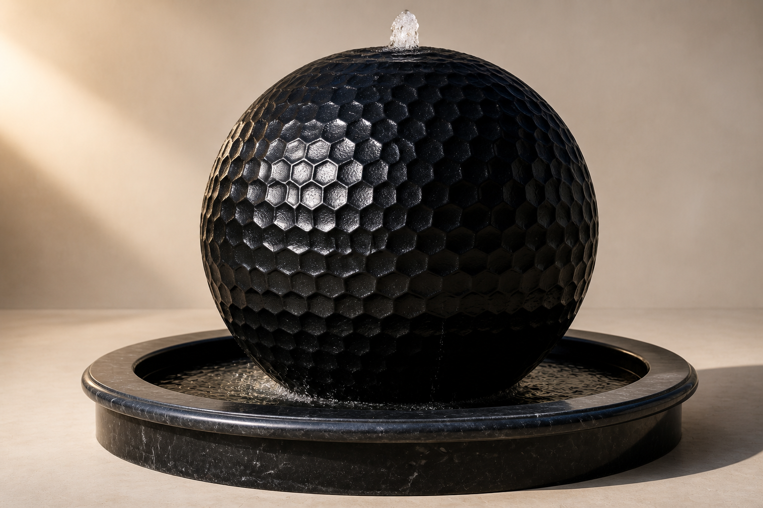 Rigel — stone sphere fountain by 1-OPH