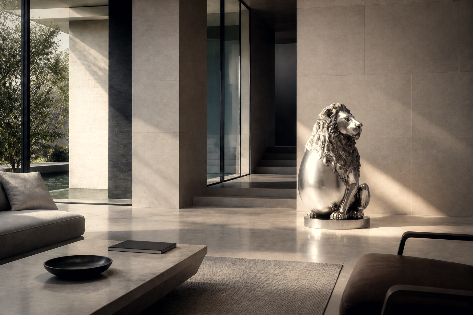 Fauna — Stainless steel sculpture by 1-OPH