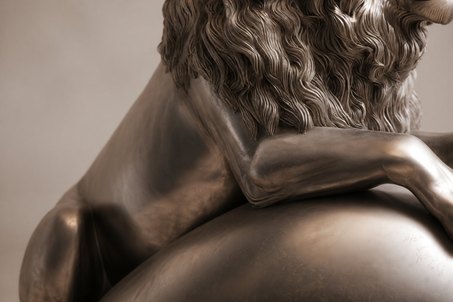 Exorta — Bronze egg sculpture by 1-OPH