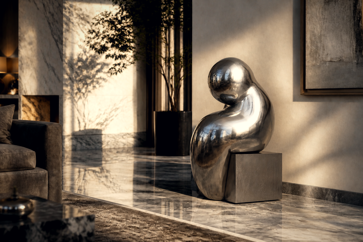 Austral — Stainless steel sculpture by 1-OPH