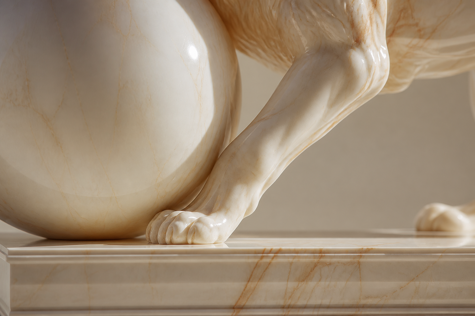 Terrena — Marble sculpture by 1-OPH