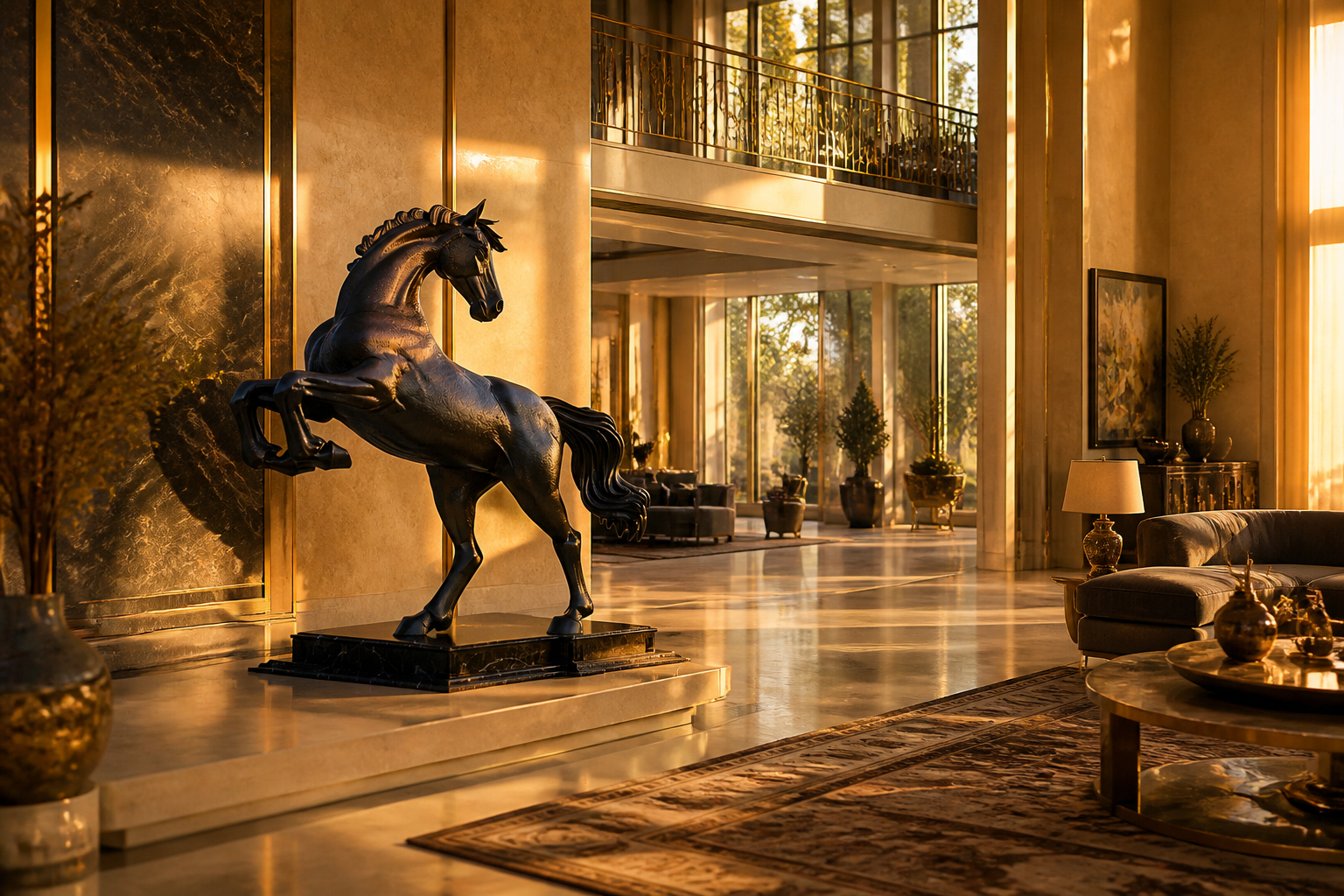 Follaje — Bronze on marble sculpture by 1-OPH