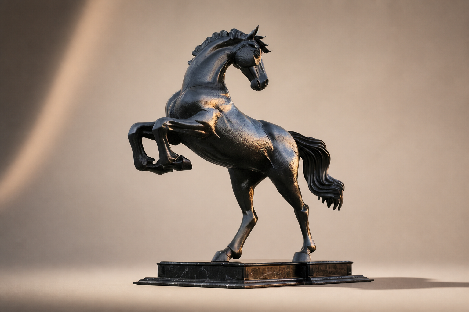 Follaje — Bronze on marble sculpture by 1-OPH