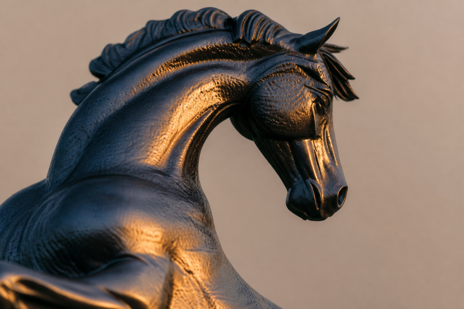 Follaje — Bronze on marble sculpture by 1-OPH