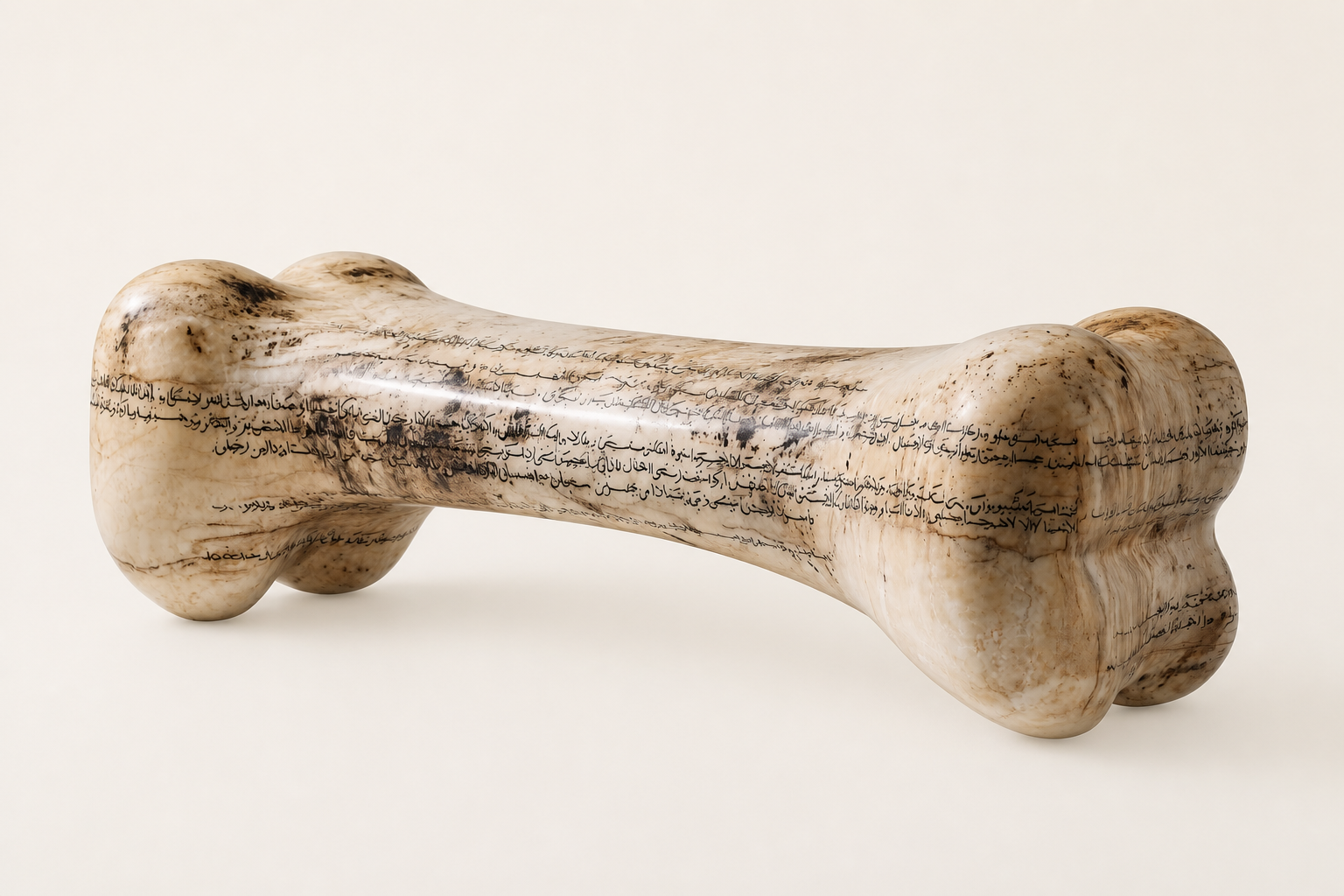 Pausa — stone sculptural bench by 1-OPH
