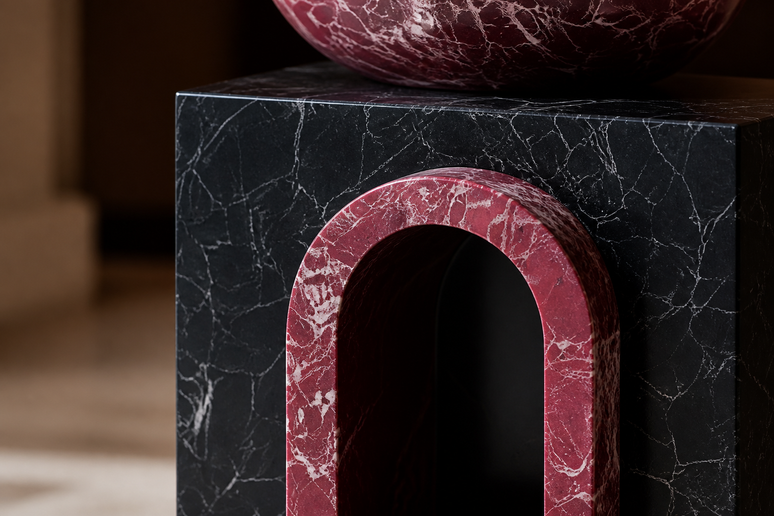 Sostegno — stone sculpture by 1-OPH