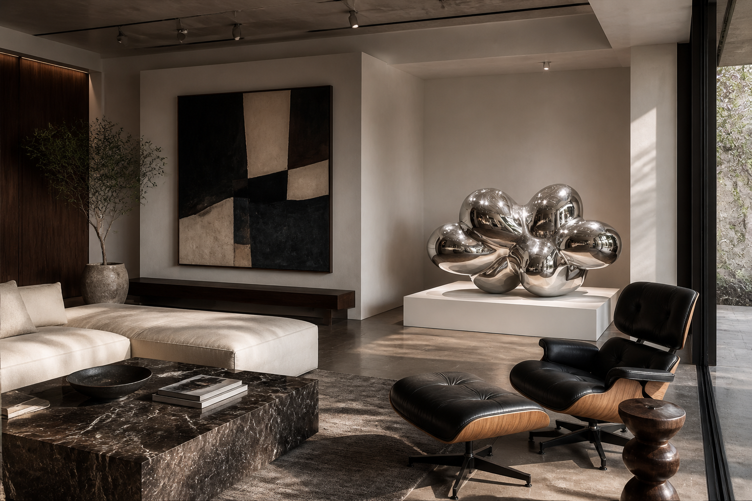 Megrez — Stainless steel sculpture by 1-OPH