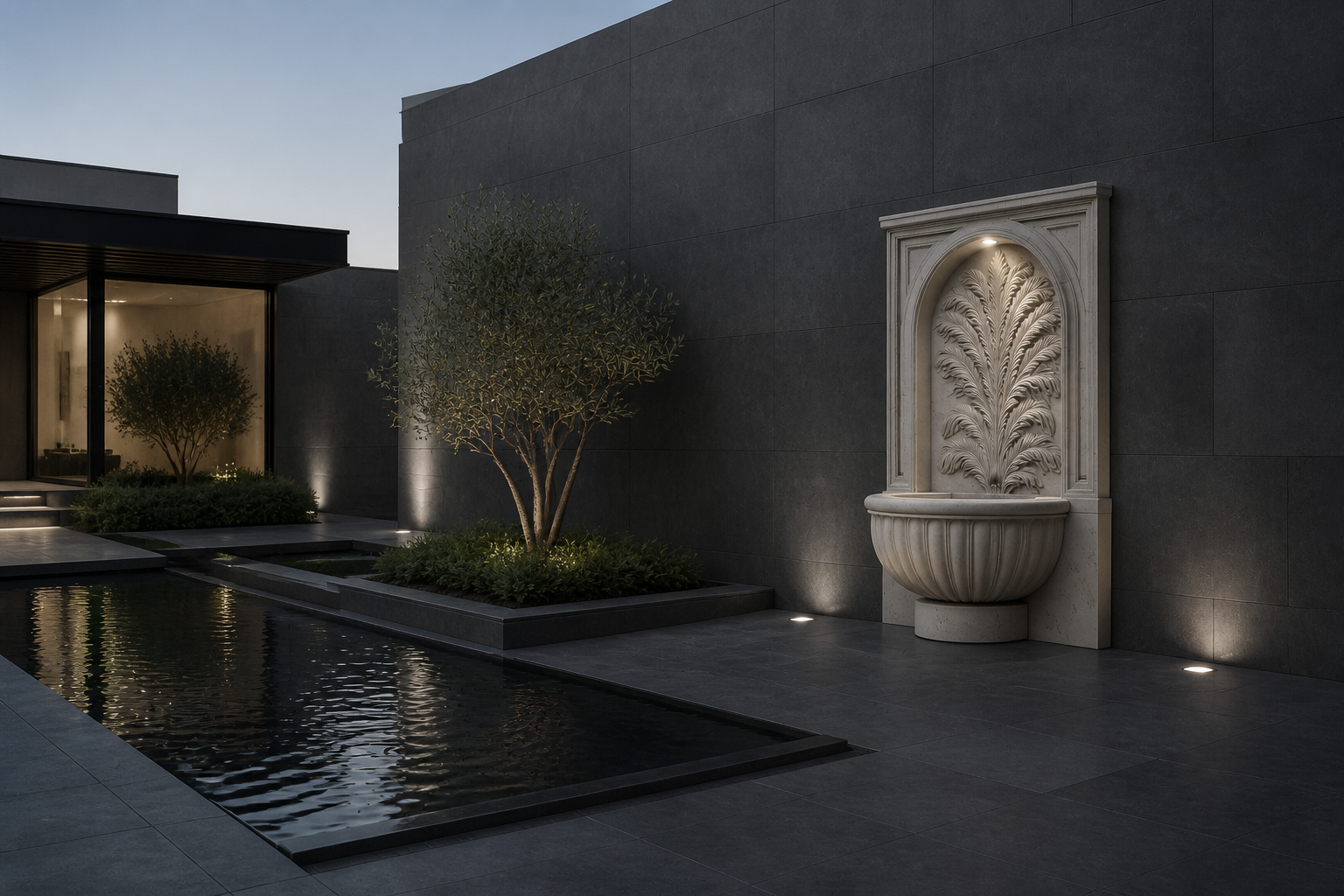 Mawj — stone fountain by 1-OPH