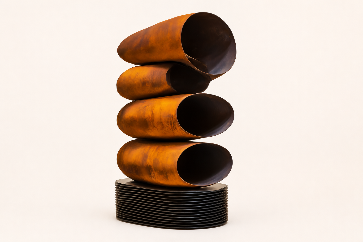 Thimphu — corten steel monolith by 1-OPH