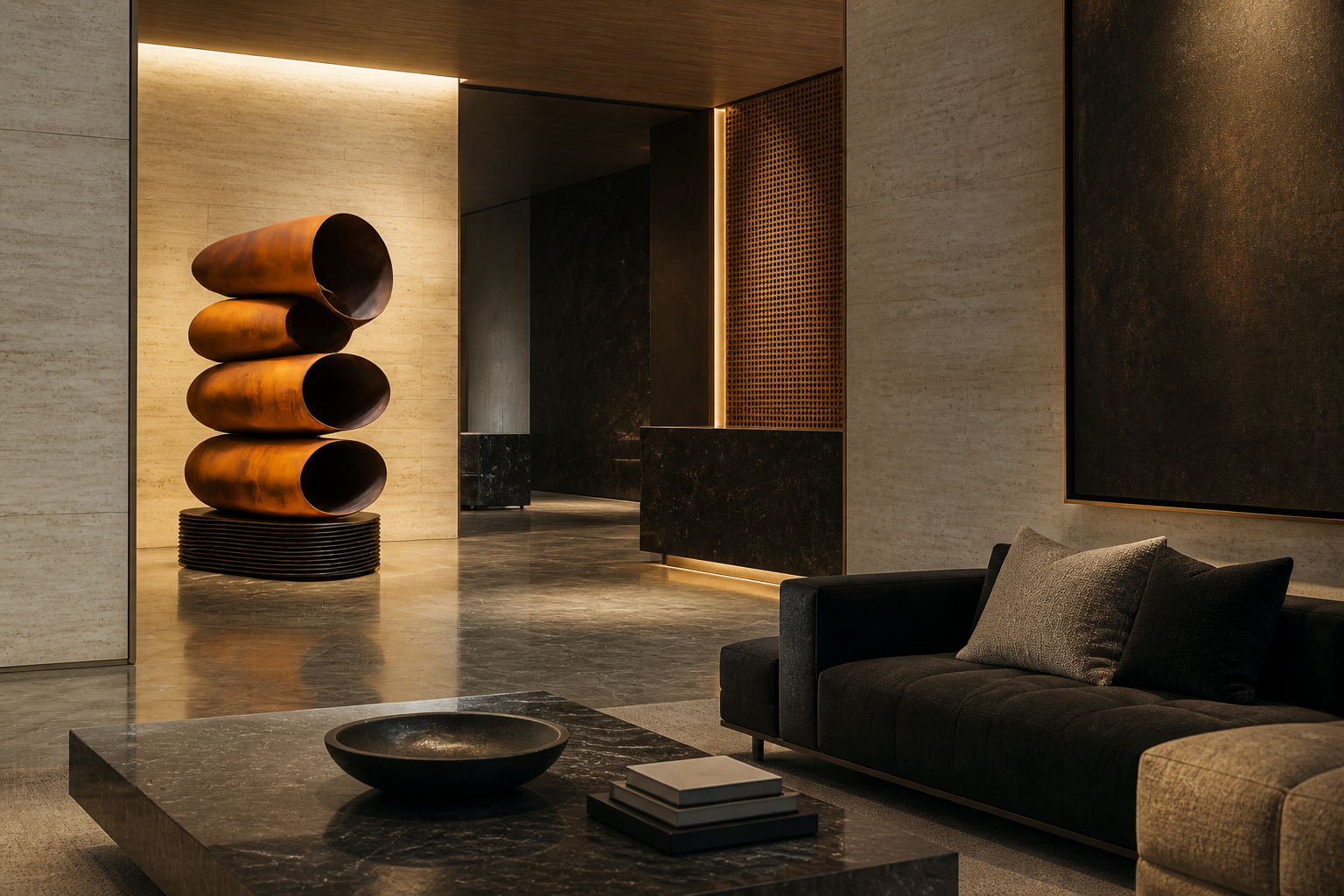 Thimphu — corten steel monolith by 1-OPH