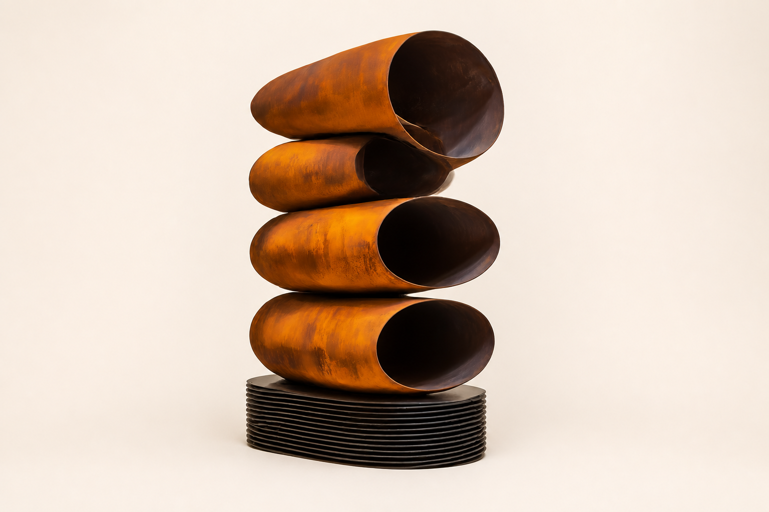 Thimphu — corten steel monolith by 1-OPH