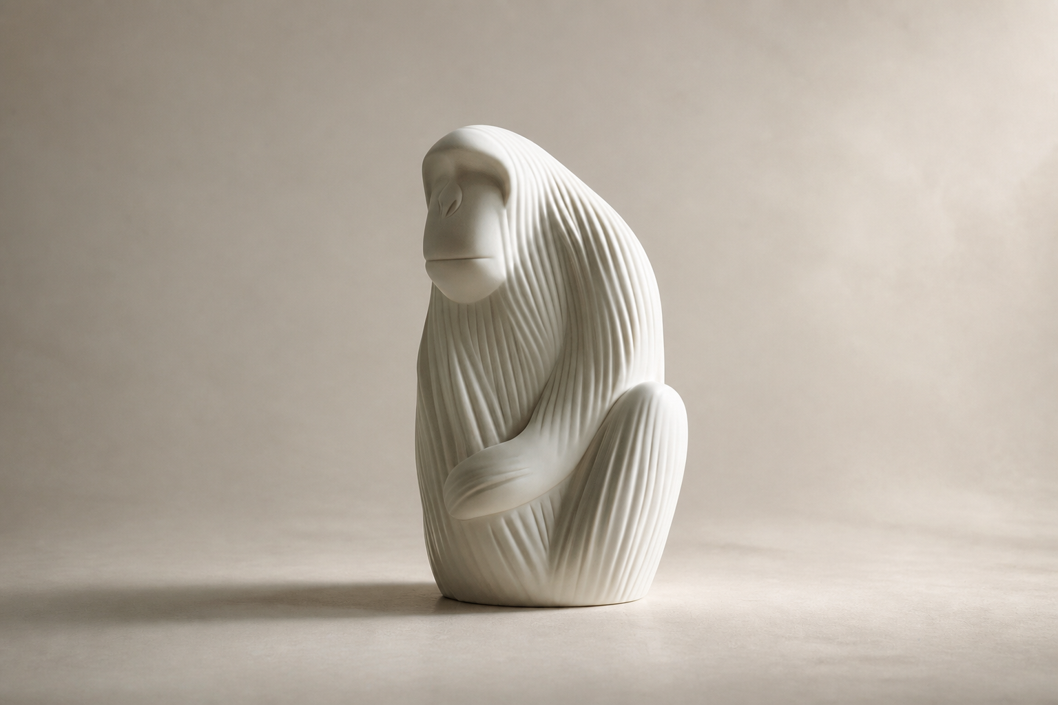 Savana — Marble sculpture by 1-OPH