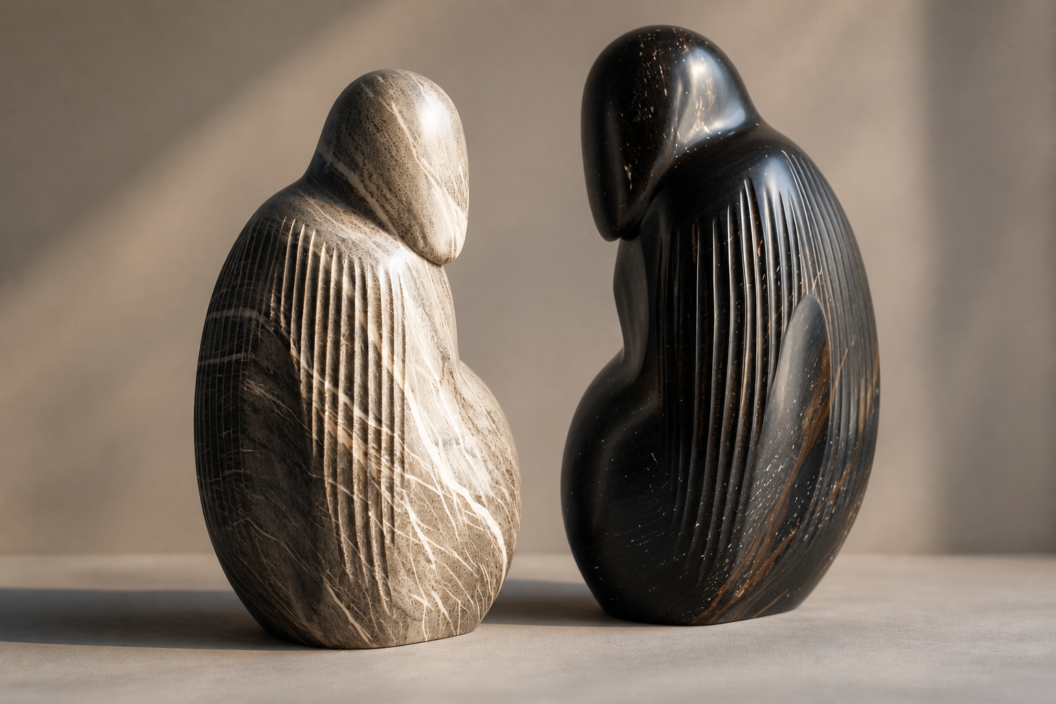 Estepa — Marble sculpture by 1-OPH