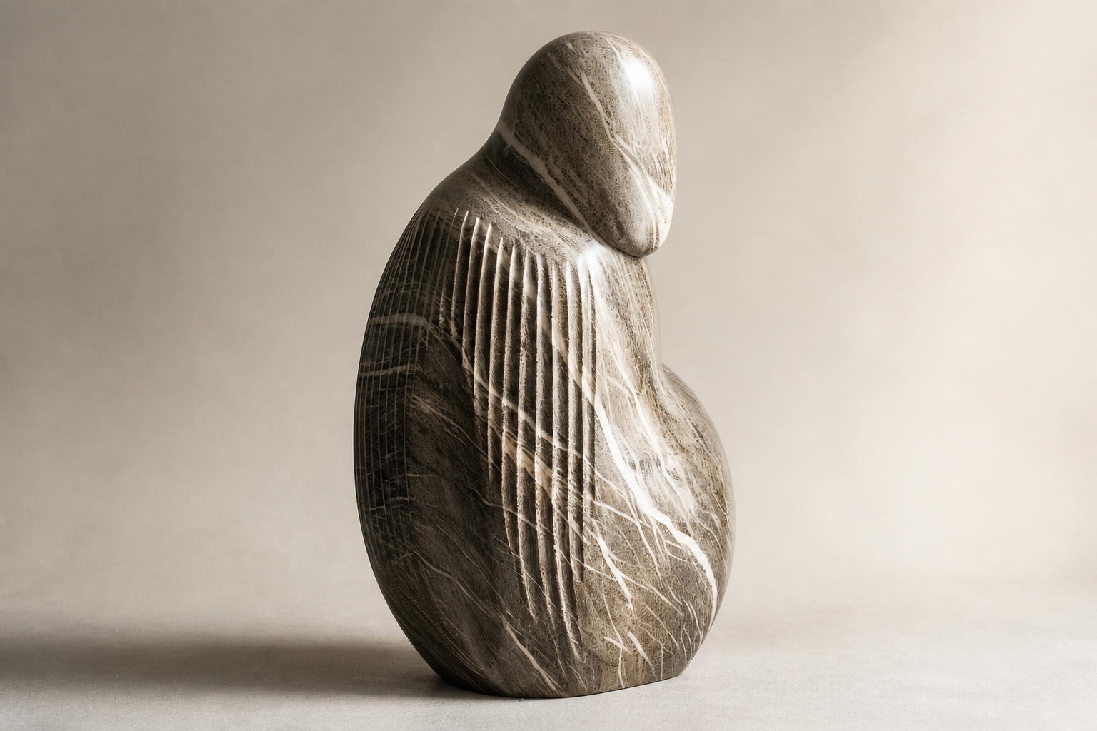 Estepa — Marble sculpture by 1-OPH