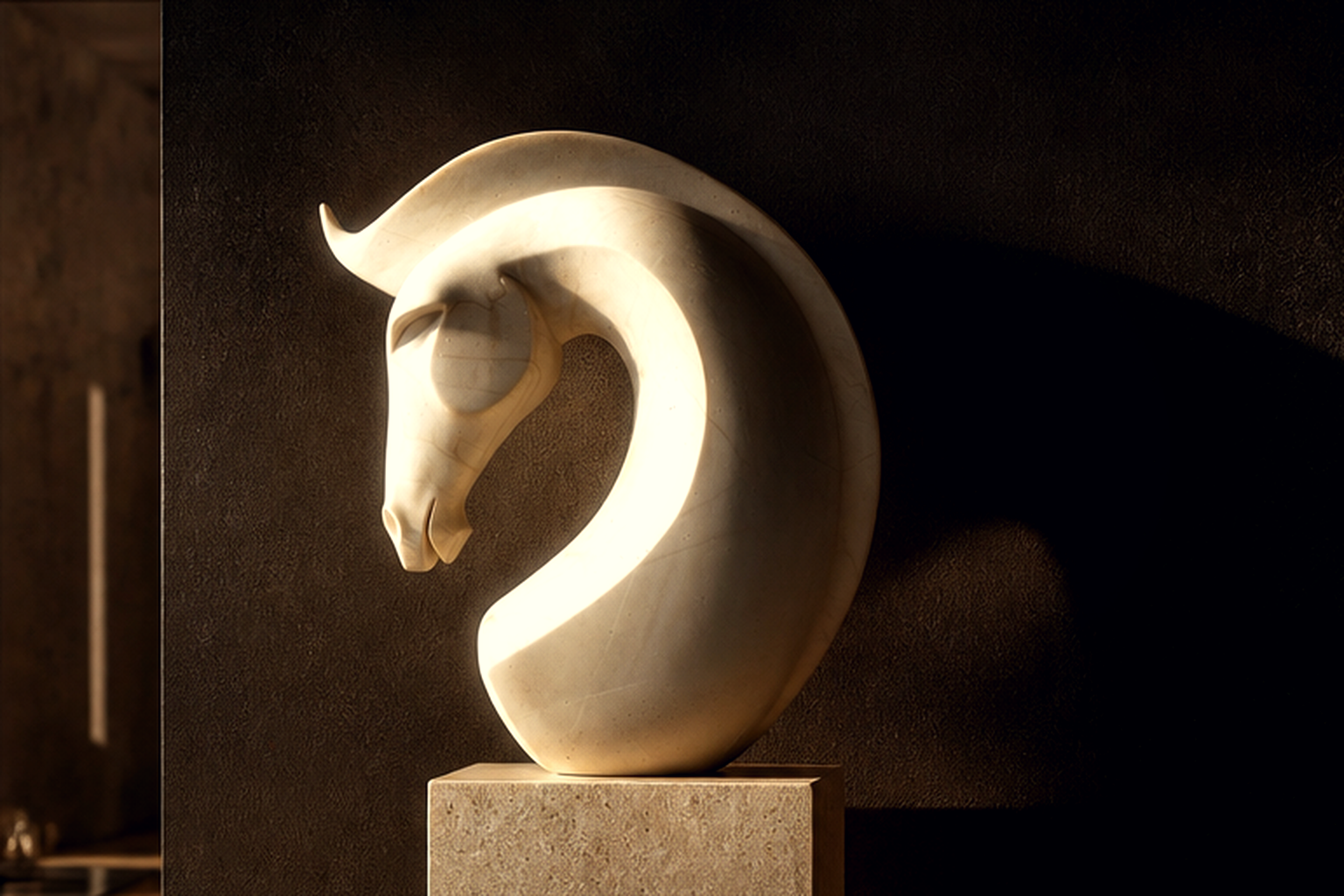 Sabana — Limestone sculpture by 1-OPH