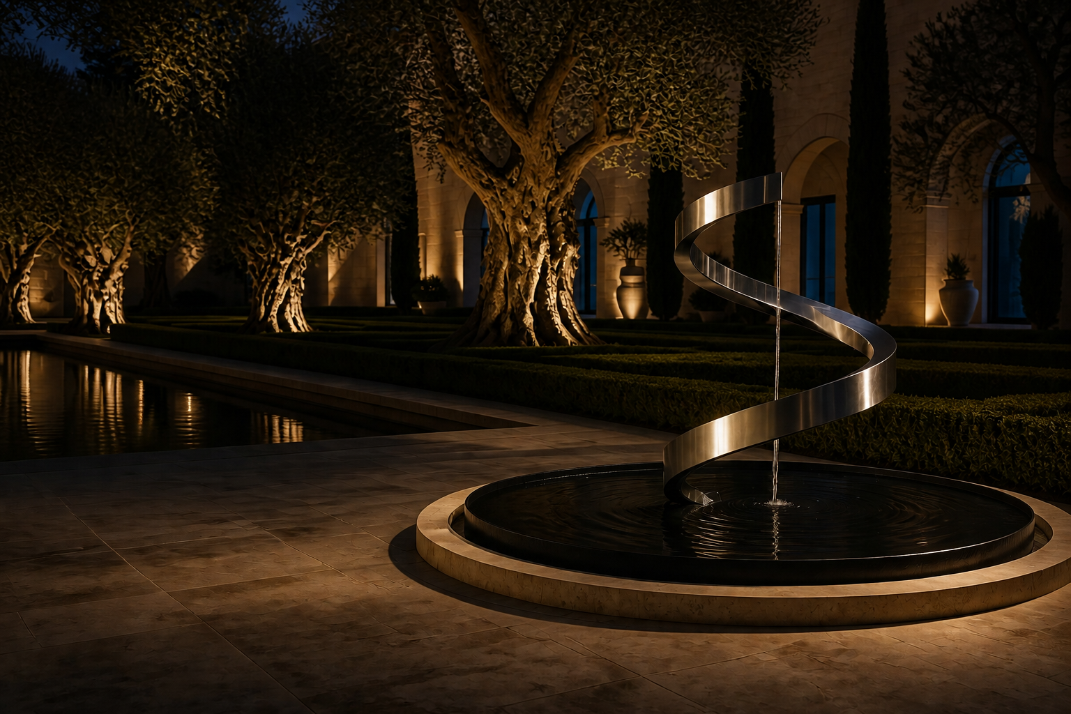 Nami — stone fountain by 1-OPH