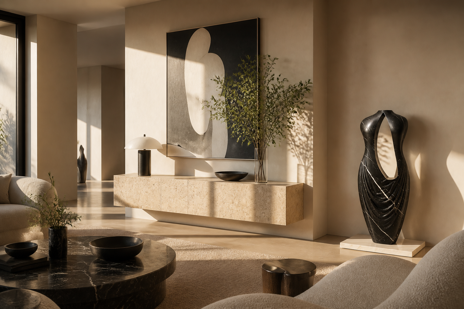 Gesto — stone sculpture by 1-OPH