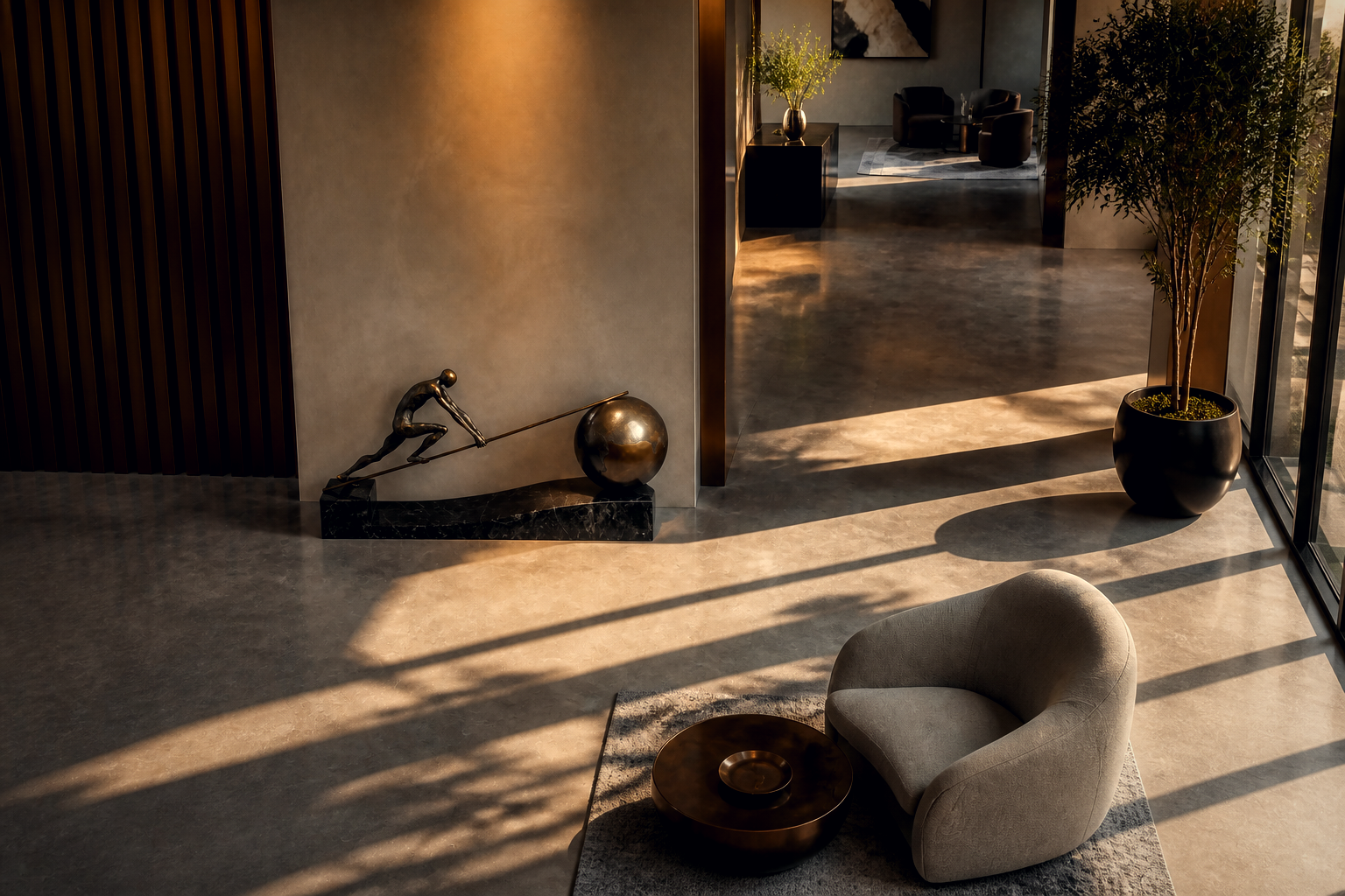 Corpora — stone sculpture by 1-OPH