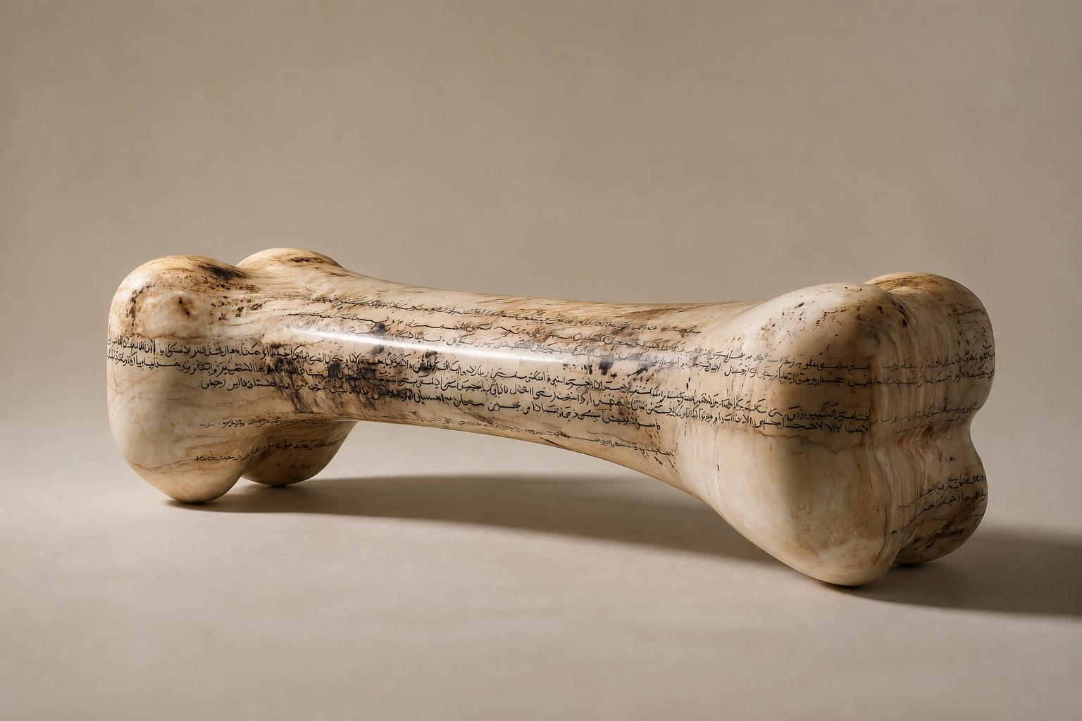 Tregua — marble sculptural bench by 1-OPH