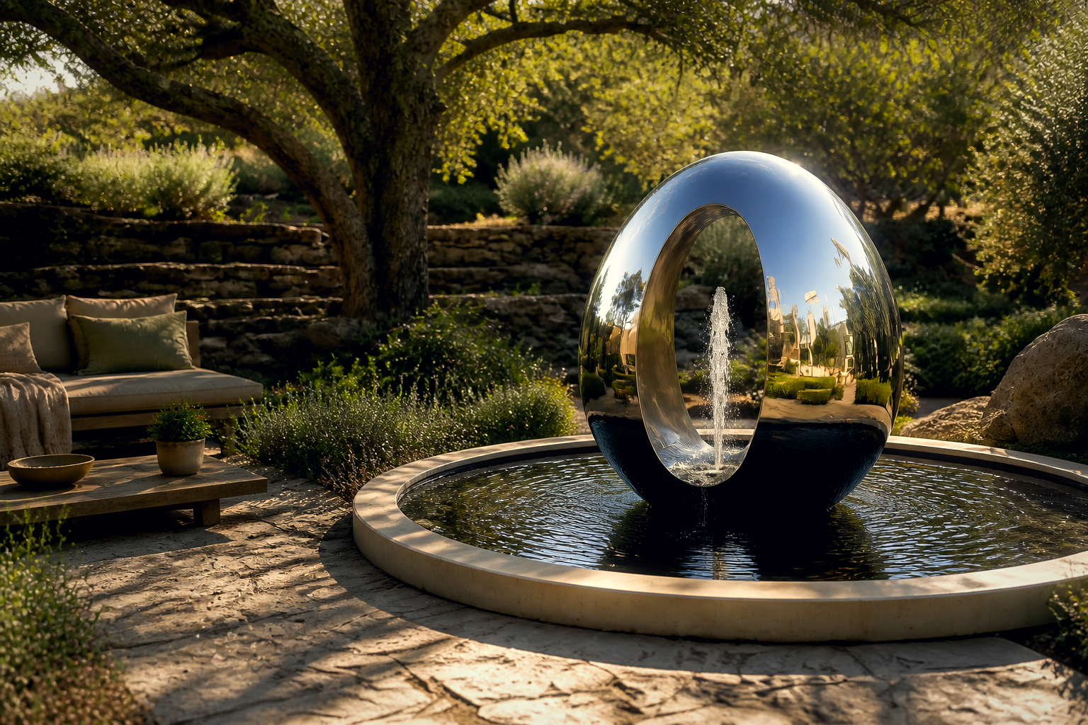 Riva — stone fountain by 1-OPH