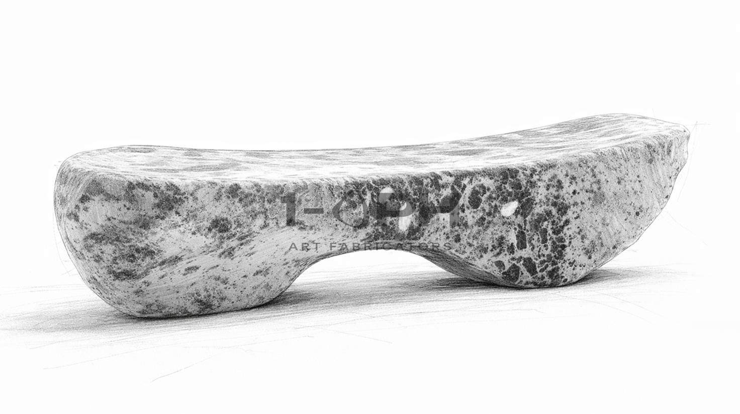 NOIR VEIN LOUNGE BENCH X