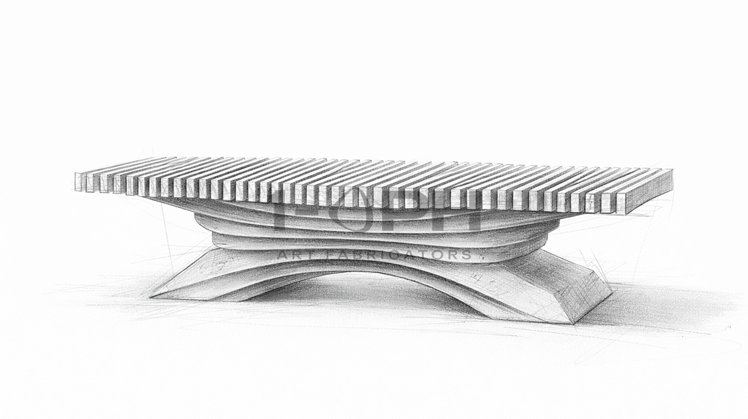 STRATA TIMBER BENCH XVIII