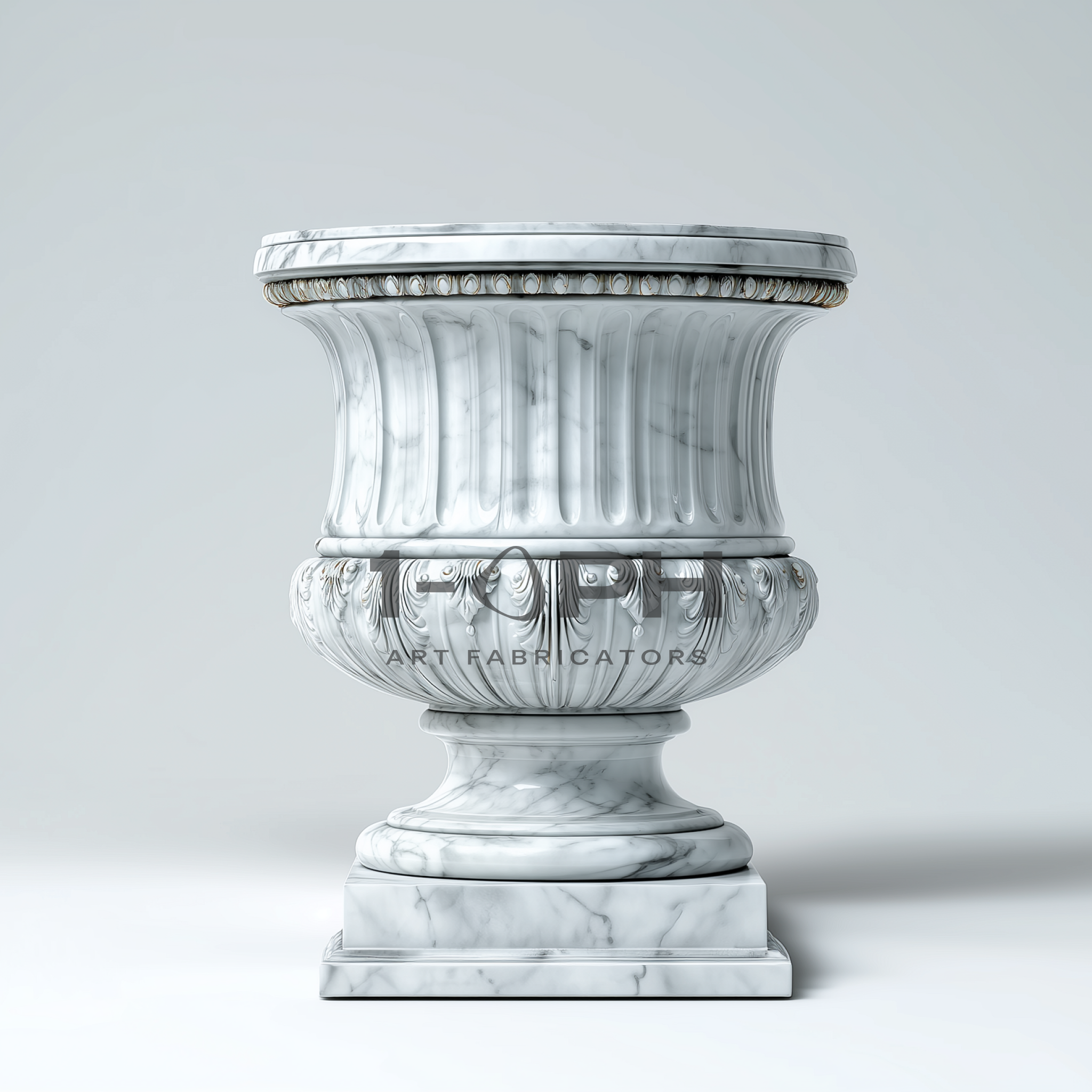 Imperial Aurelia — Hand-Carved Marble Urn