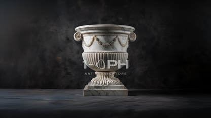 Garland Estate Marble Urn Planter