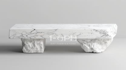 Carrara Raw Balance Bench