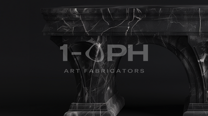 Imperial Triple Arch Marble Bench