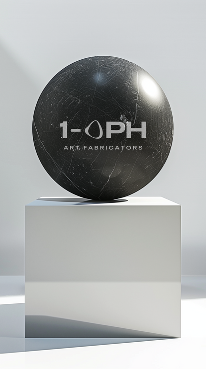 ORBIT I — Sphere on Mirror Plinth